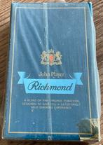 Oud klein sigarettenpakje JOHN PLAYER/RICHMOND(sealed), Ophalen of Verzenden, Zo goed als nieuw, Tabaksdoos of Verpakking
