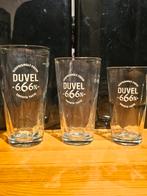 3 duvel glazen 666, Verzamelen, Ophalen of Verzenden
