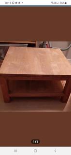Salontafel teak 80 cm/80 cm in zeer goede staat, Huis en Inrichting, Tafels | Salontafels, Ophalen, Zo goed als nieuw
