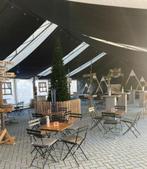 Zwarte brandwerende decoratiedoeken, Tuin en Terras, Ophalen, Zo goed als nieuw