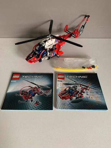 Lego Technic 8068 Helicopter - 100% Complete, NO BOX