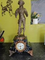 Horloge de cheminée en marbre et bronze de Lavergne, Enlèvement