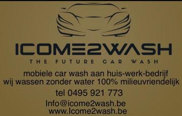 Mobiele carwash zonder water aan huis-werk-bedrijf️