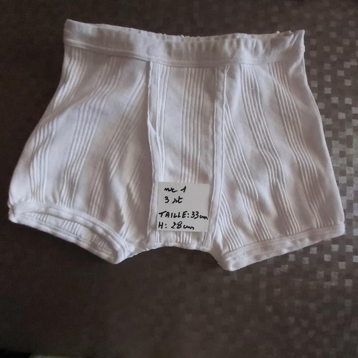 Antieke Heren slips onderbroeken Vintage - grote maat, Antiek en Kunst, Curiosa en Brocante, Ophalen