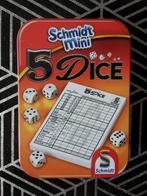 Nieuw spel 5 Dice, Schmidt, 2-8 spelers, + 1 gratis promo, Ophalen of Verzenden, Nieuw, Schmidt, Reisspel