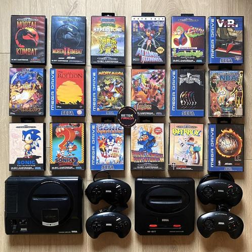 Consoles Sega Megadrive 1 & 2 + Jeux, Consoles de jeu & Jeux vidéo, Jeux | Sega, Comme neuf, Enlèvement ou Envoi