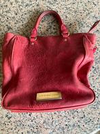 Schoudertas Marc Jacobs Bordeaux Rood leer, Handtassen en Accessoires, Tassen | Damestassen, Overige typen, Gebruikt, Ophalen