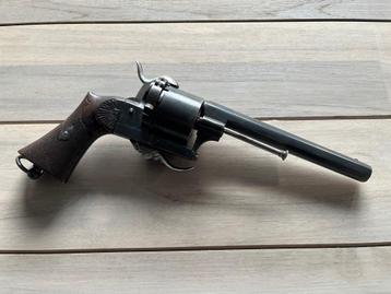 Bijzonder mooi antiek Frans Penvuur Revolver E. Lefaucheux beschikbaar voor biedingen