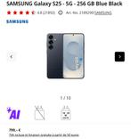 Samsung Galaxy S25 - 256Go Blue Black neuf, Telecommunicatie, Mobiele telefoons | Samsung, Ophalen, Overige modellen, Overige kleuren