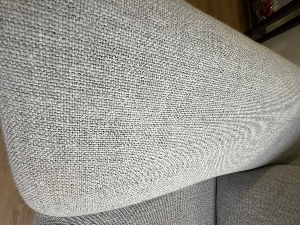 Canapé en tissu gris,acheté au magasin Château d’Axe, Enlèvement, Comme neuf, 180 cm