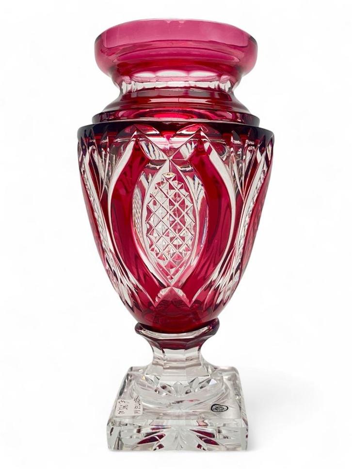 Vaas VSL Val St-Lambert Val Saint Lambert, Antiek en Kunst, Antiek | Glaswerk en Kristal, Ophalen