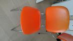 Oranje vintage stoel, jaren 60, Ophalen, Gebruikt