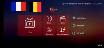 Abonnement IPTV PREMIUM avec IBO, Enlèvement ou Envoi