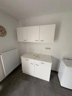 Meuble cuisine, Enlèvement, Comme neuf, Blanc, Cuisine à paroi simple