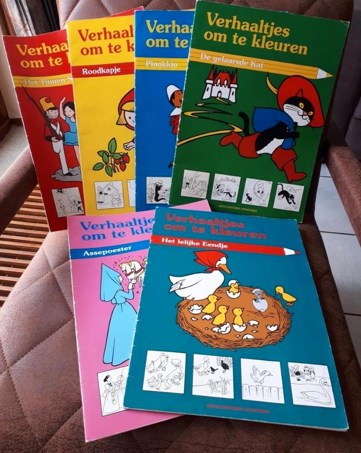 Verhaaltjes om te kleuren - Artis Historia - 4 stuks, Kinderen en Baby's, Speelgoed | Overig, Zo goed als nieuw, Jongen of Meisje