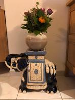 1 vintage plantenstaander, olifant *keramiek* *retro*, Antiek en Kunst, Antiek | Keramiek en Aardewerk, Ophalen of Verzenden