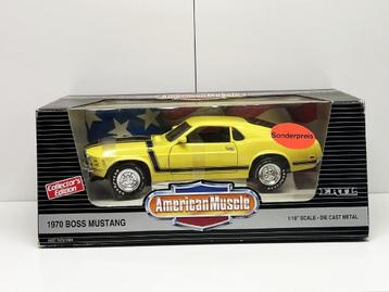 FORD Mustang V8 Boss Fastback 1970 1/18 ERTL USA Neuve+Boite