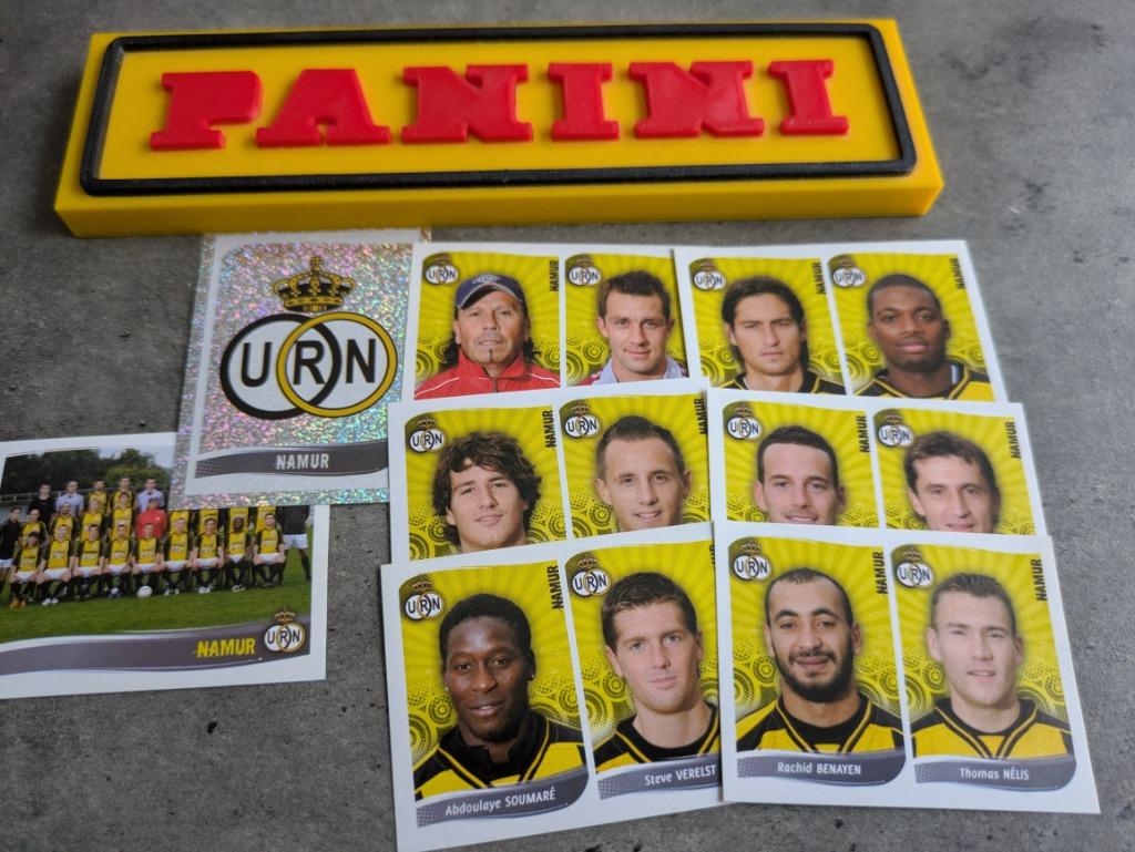 8 autocollants Panini Football 2009  NAMUR  UR   2009, Envoi, Neuf