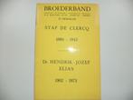 WWII Broederband in memoriam Staf de Clercq & Dr. Elias AVVK, Ophalen of Verzenden