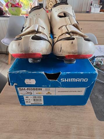 Chaussures Shimano 46 + cales et pédales., Enlèvement
