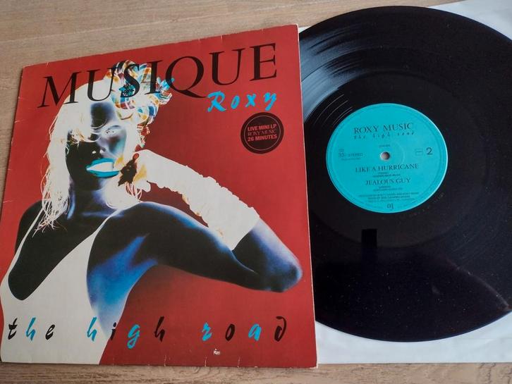 MINI LP ROXY MUSIC: THE HIGH ROAD (1983) Live Glasgow, Cd's en Dvd's, Vinyl | Pop, Gebruikt, 1980 tot 2000, 12 inch, Ophalen of Verzenden