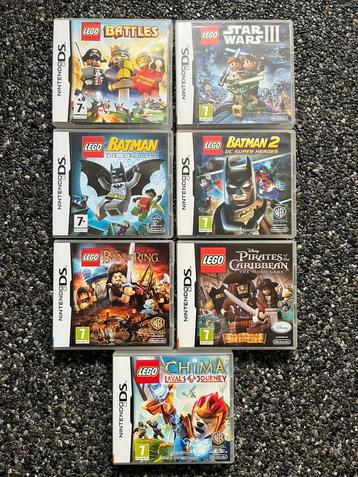 Lot van 7 LEGO Nintendo DS spelletjes beschikbaar voor biedingen