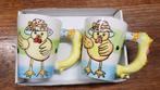 2 mugs "poussins" neufs!, Neuf, Enlèvement ou Envoi, Céramique, Autres styles