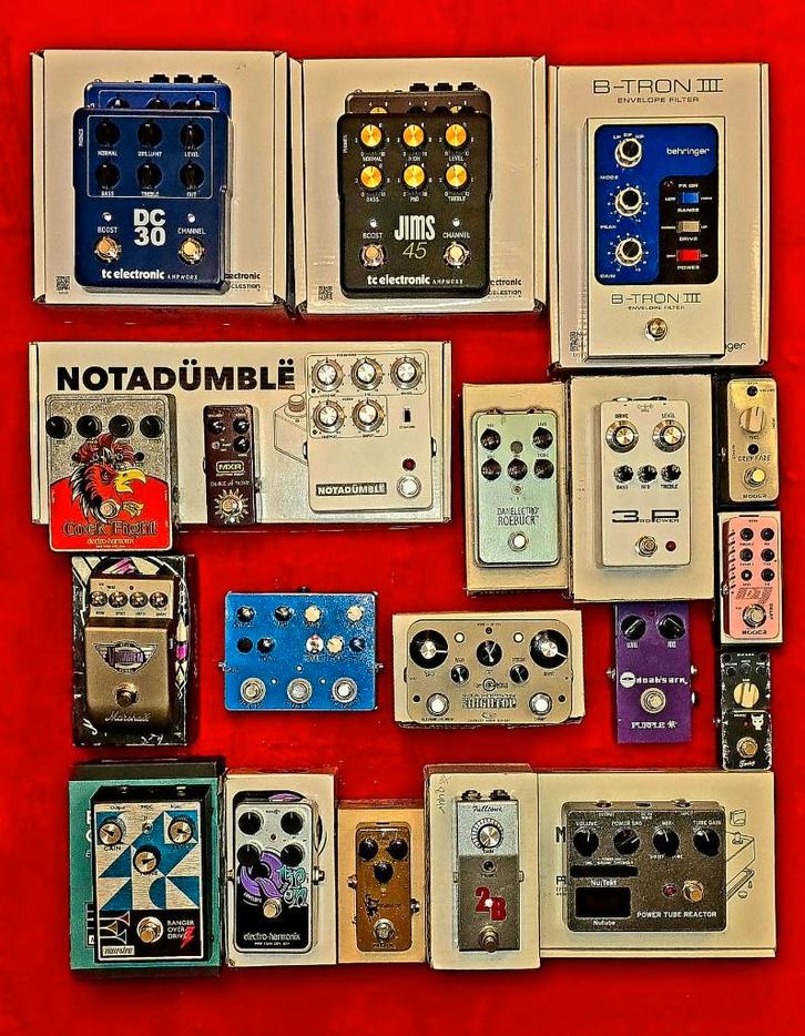 Pedals & Pickups te koop (MXR FULLTONE JHS EHX KORG TC...), Muziek en Instrumenten, Effecten, Zo goed als nieuw, Overige typen