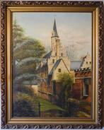 Mechels Vlietje olieverf schilderij, Antiek en Kunst, Ophalen