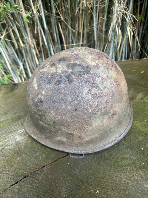 Amerikaanse helm uit de Tweede Wereldoorlog, Verzamelen, Militaria | Tweede Wereldoorlog, Overige soorten, Ophalen of Verzenden