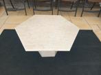 6-hoek travertin salontafel  / bijzettafel, Ophalen of Verzenden