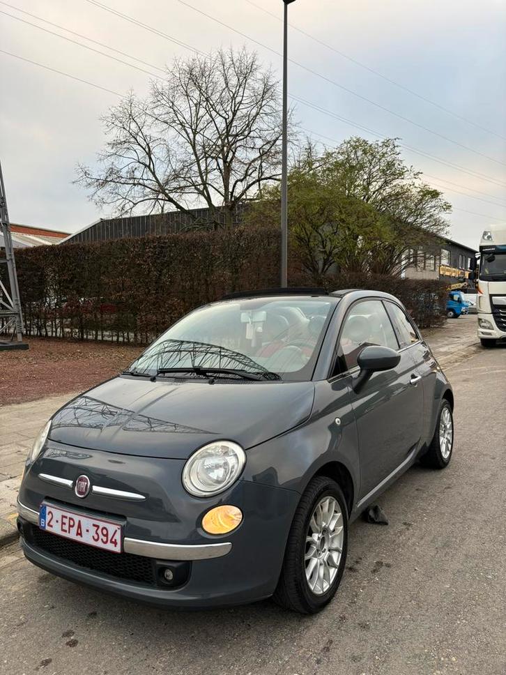 Fiat 500C cabrio 1.2 Cabrio zuinige stadswagen, Autos, Fiat, Particulier, 500C, Verrouillage central, Essence, Enlèvement