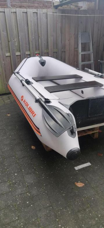 Bateau gonflable à moteur électrique, Enlèvement, Comme neuf, Airdeck