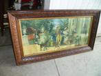 OUDE KADER MET AFBEELDING, Antiek en Kunst, Curiosa en Brocante, Ophalen of Verzenden