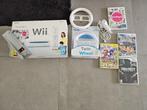 Wii incl accessoires en games, Games en Spelcomputers, Spelcomputers | Nintendo Wii, Ophalen, Gebruikt, Met 2 controllers