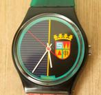 Swatch, vintage Sir Swatch, GB111, helemaal uit 1986 !, Handtassen en Accessoires, Horloges | Heren, Kunststof, Polshorloge, Swatch