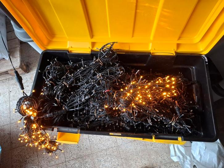 Grote partij kerstverlichting, Diversen, Kerst, Gebruikt, Ophalen