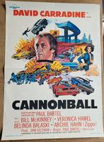 Oude filmposter: Cannonball (1976), Ophalen of Verzenden, Gebruikt, Film, Poster