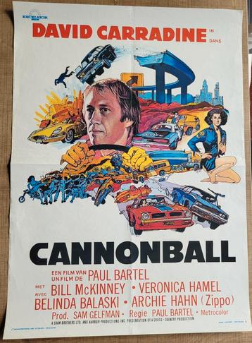 Oude filmposter: Cannonball (1976) beschikbaar voor biedingen