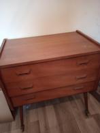 Retro kast met 3 laden, Huis en Inrichting, Kasten | Ladekasten, 3 of 4 laden, Ophalen, Gebruikt