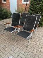 4 Hartman DaVinci tuinstoelen., Tuin en Terras, Tuinstoelen, Ophalen, Gebruikt, Aluminium