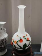 Vase vintage en verre de Murano Lattimo 1950-1970, Enlèvement ou Envoi