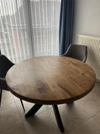 Mangohout ronde eettafel 120cm, Huis en Inrichting, Tafels | Eettafels, Ophalen of Verzenden, Nieuw