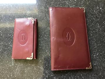 setje Cartier vintage sleuteletui en portefeuille beschikbaar voor biedingen
