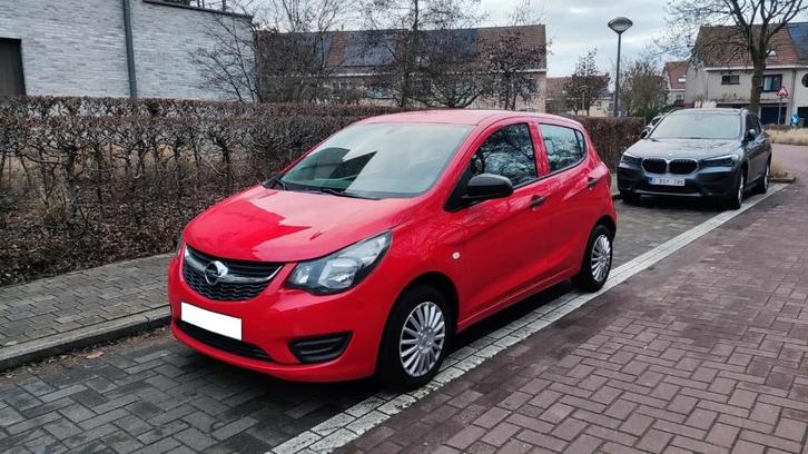 Opel Karl 2016, Auto's, Opel, Particulier, Karl, Benzine, Euro 6, Stadsauto, 5 deurs, Handgeschakeld, Rood, Zwart, Stof, Voorwielaandrijving