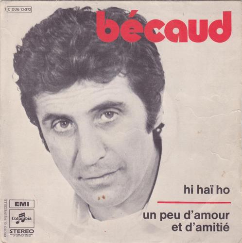 Vinyl 45T Frans liedje Gilbert Becaud, Cd's en Dvd's, Vinyl Singles, Gebruikt, Single, Overige genres, Ophalen of Verzenden