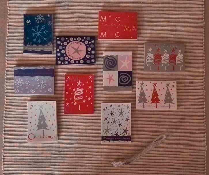 Nieuwe leuke kleine kerstkaartjes voor aan bv. pakjes!, Diversen, Kerst, Nieuw, Ophalen of Verzenden