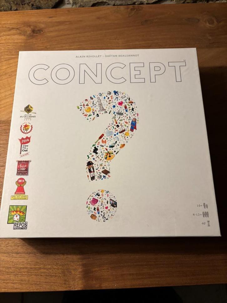 gezelschapsspel Concept, Hobby en Vrije tijd, Gezelschapsspellen | Kaartspellen, Zo goed als nieuw, Ophalen
