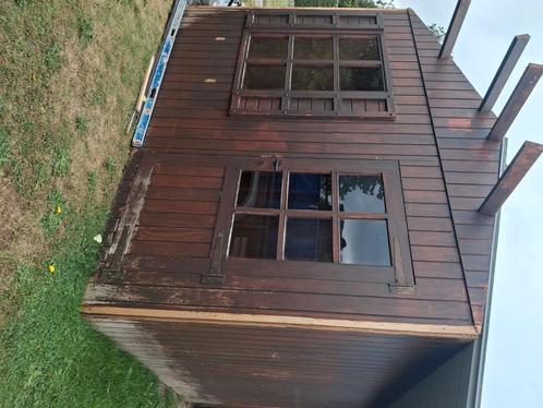 Tuinhuis hout 3m op 3m, Tuin en Terras, Tuinhuizen, Gebruikt, Tuinhuis, Hout, Ophalen