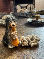 2 beeldjes – handbeschilderd – Italië NIGRI HOND & kat, Verzamelen, Ophalen of Verzenden, Zo goed als nieuw